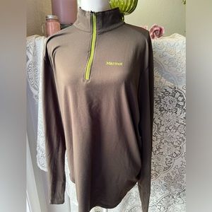 Marmots Womans polo half zip jacket size xl